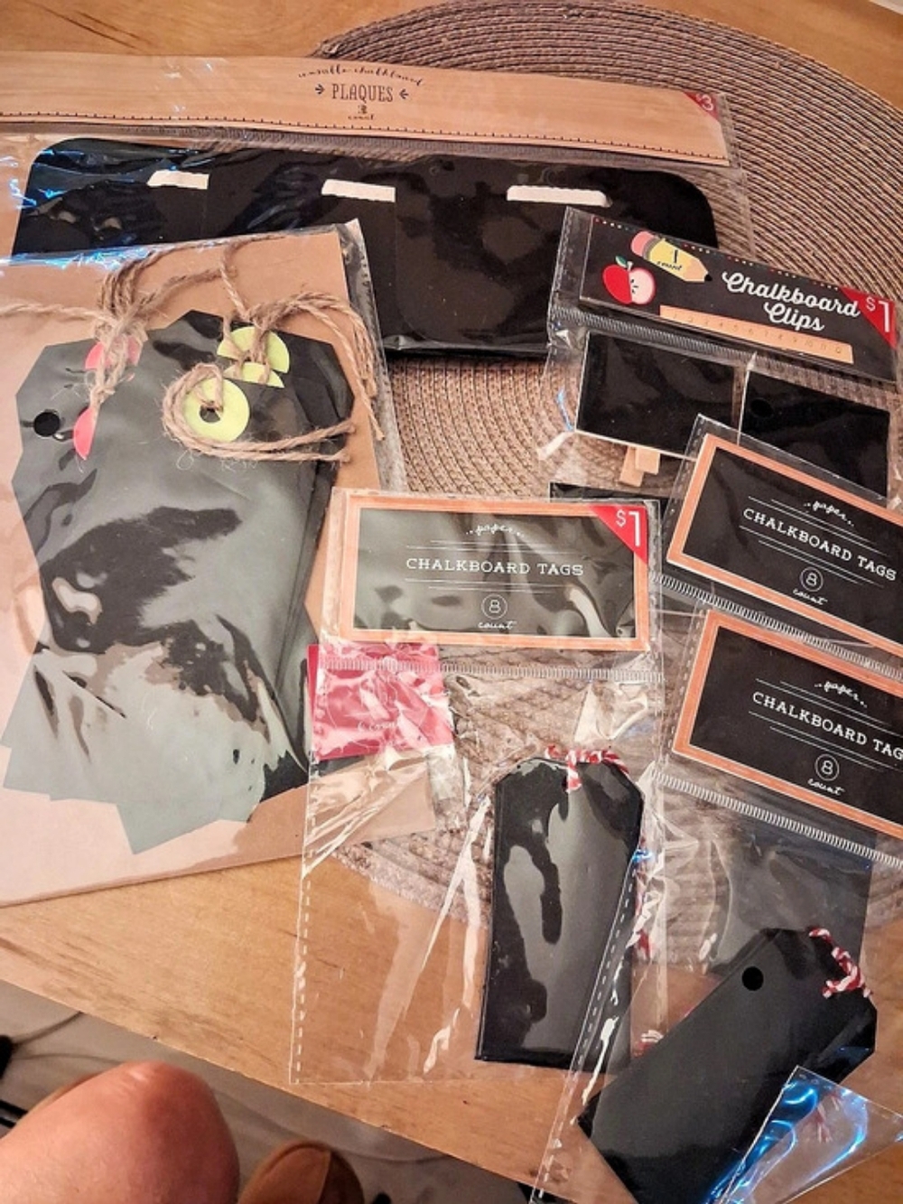 Paper Source Chalkboard Tags Party Set NWT
